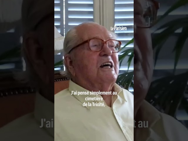 ⁣Quand Jean-Marie Le Pen se confiait sur ce qu'il voulait voir écrit sur sa tombe