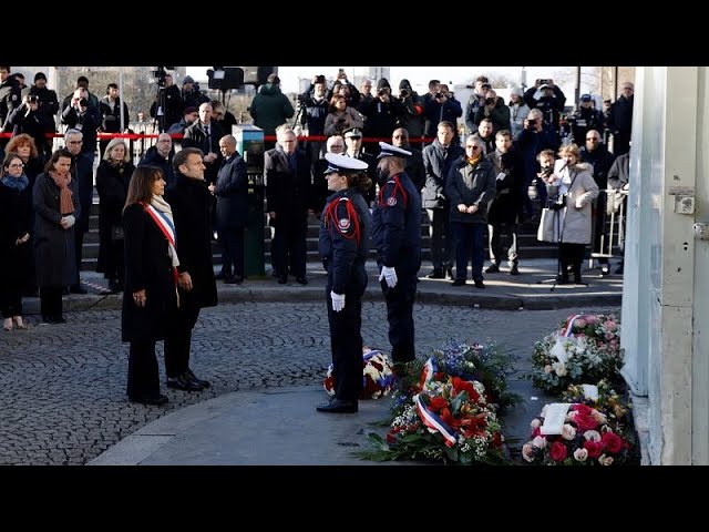 ⁣Ten years on, France commemorates deadly attacks on satirical newspaper Charlie Hebdo