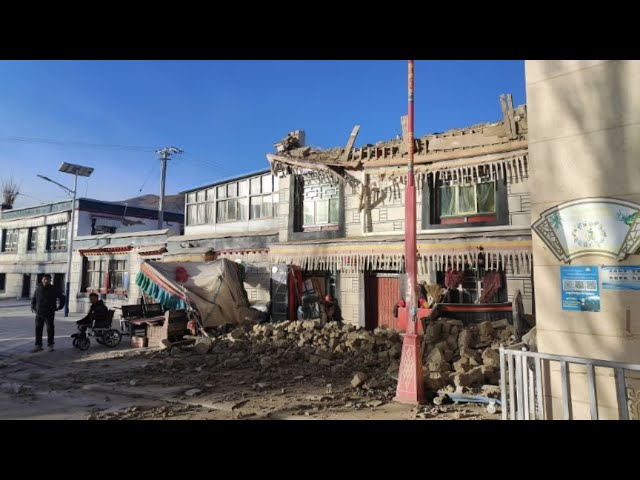 ⁣Live: M6.8 earthquake hits SW China's Xizang