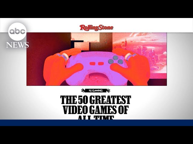 ⁣Rolling Stone ranks the top 50 video games of all time