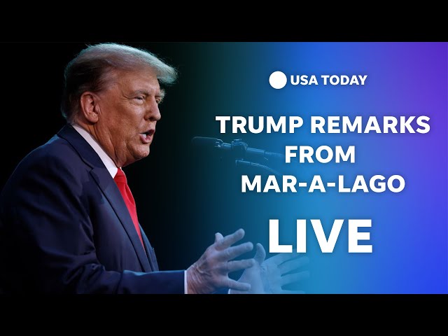 ⁣Watch live: President-elect Donald Trump to speak at Mar-a-Lago