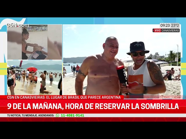 ⁣C5N en CANASVIEIRAS: BRASIL se LLENÓ de ARGENTINOS en estas VACACIONES