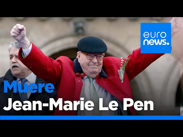 ⁣El fundador del Frente Nacional francés, Jean-Marie Le Pen, muere a los 96 años