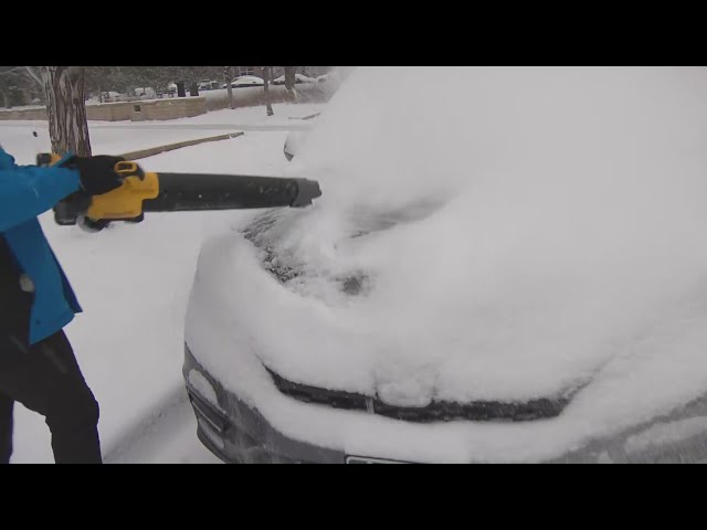 ⁣First Alert Meteorologist Joe Ruch gets creative with removing snow