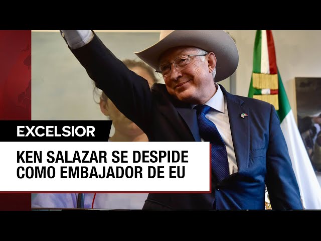 ⁣Ken Salazar se despide de México sin arrepentirse de nada en su trabajo