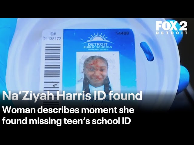 ⁣Witness describes finding Na'Ziyah Harris school ID