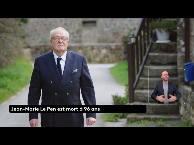 ⁣Jean-Marie Le Pen est mort à 96 ans