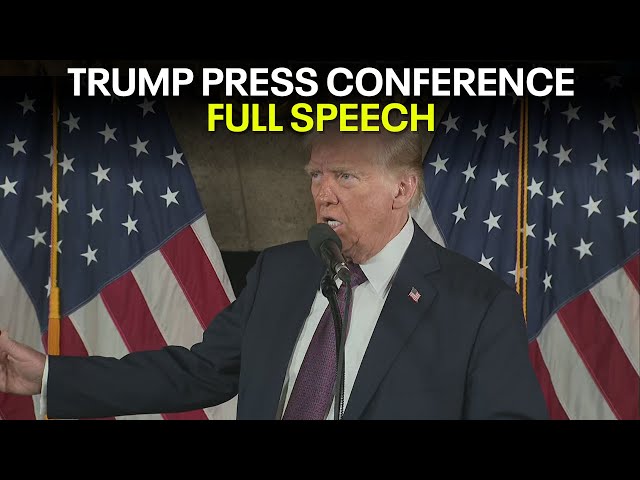 ⁣President-elect Trump press conference: FULL SPEECH