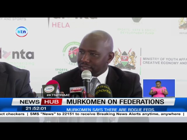 ⁣Interior CS Kipchumba Murkomen has called on the Sports CS to crack down on rogue federations