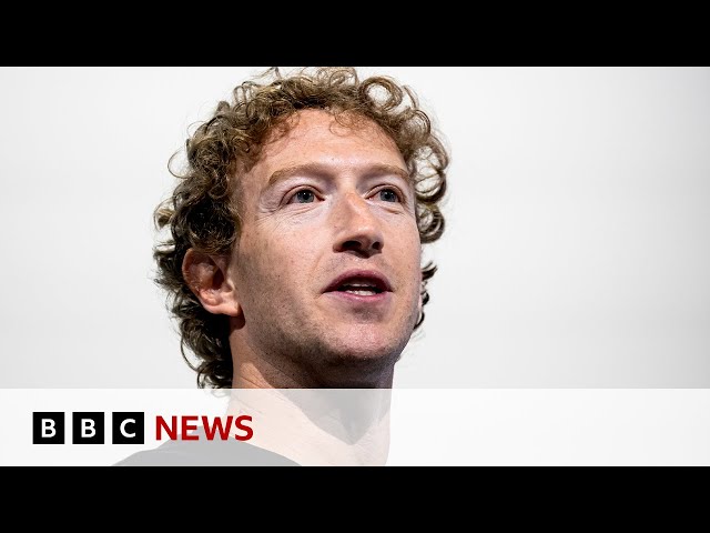 ⁣Facebook and Instagram to get rid of fact checkers, Mark Zuckerberg announces | BBC News