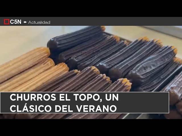 ⁣CHURROS EL TOPO, un CLÁSICO del VERANO y de la PLAYA