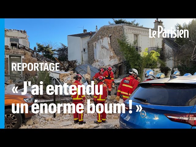 ⁣Une maison s'effondre à Boulogne-Billancourt, trois ouvriers grièvement blessés