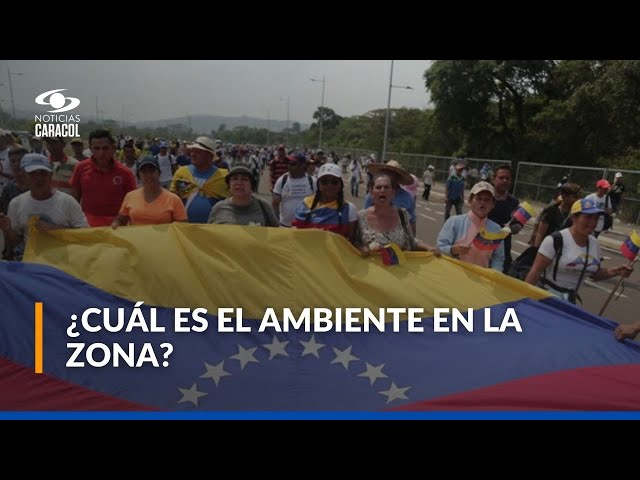 ⁣Expectativa en zonas de frontera en Colombia por posesión presidencial en Venezuela