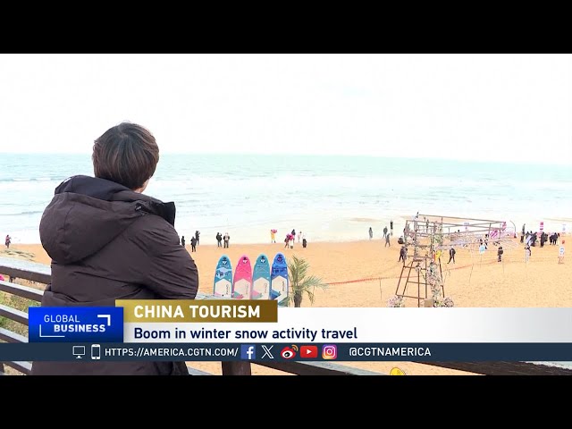 ⁣Global Business: China Winter Tourism Trends