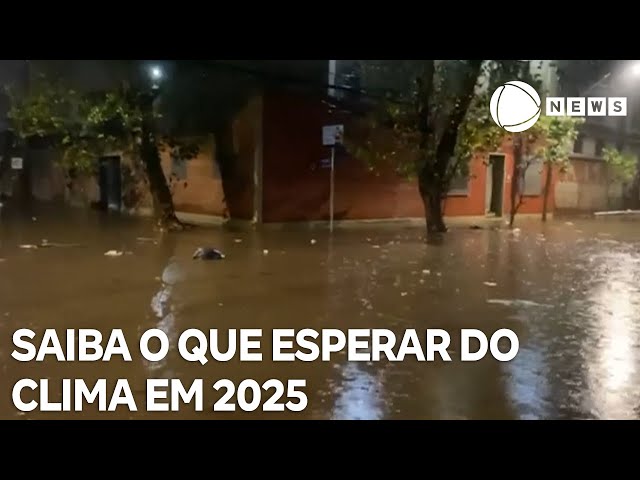 ⁣Meteorologista explica o que esperar do clima em 2025