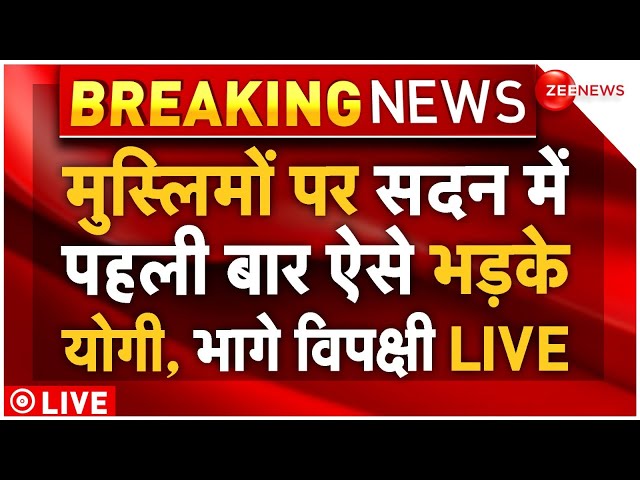 ⁣CM Yogi On Muslims In Vidhan Sabha LIVE : सदन में मुस्लिमों पर पहली बार इतने गुस्से में आए योगी|