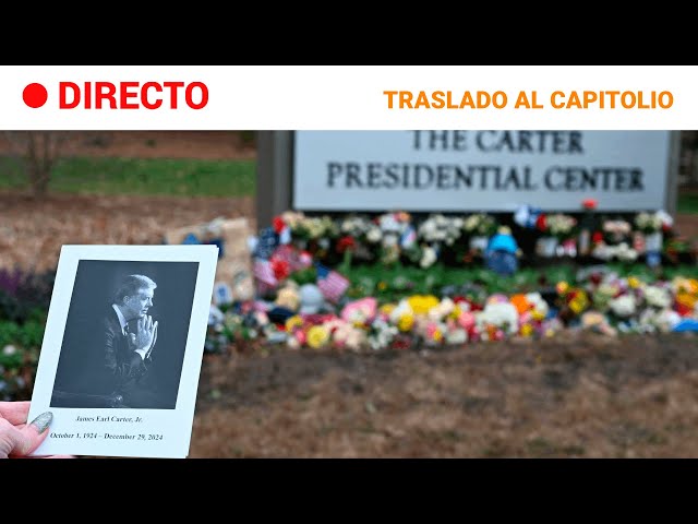 ⁣JIMMY CARTER  EN DIRECTO: El FÉRETRO llega a WASHINGTON para el FUNERAL de ESTADO | RTVE