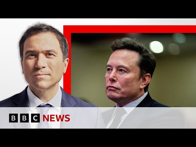 ⁣What are Elon Musk's political interventions in Europe about? | BBC News