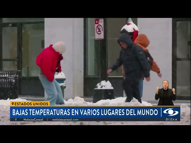 ⁣Tormenta invernal azota a varias zonas de Estados Unidos