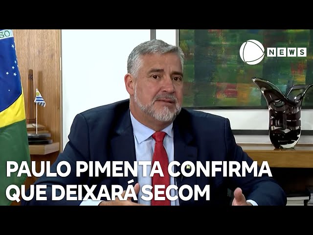 ⁣Paulo Pimenta confirma que deixará Secretaria de Comunicação Social