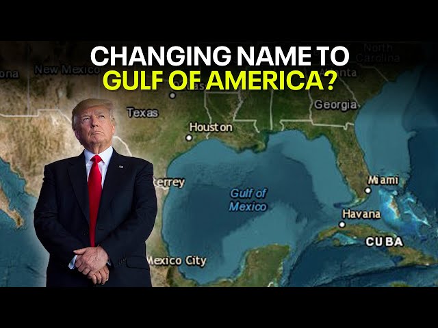 ⁣Trump: Gulf of Mexico to be changed to Gulf of America