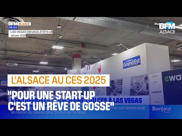 ⁣CES 2025: les entreprises alsaciennes présentes à Las Vegas