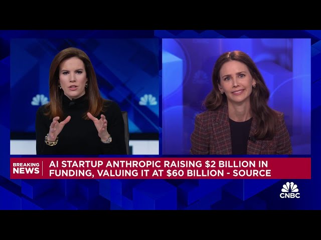 ⁣AI startup Anthropic raising $2 billion in funding, valuing it at $60 billion