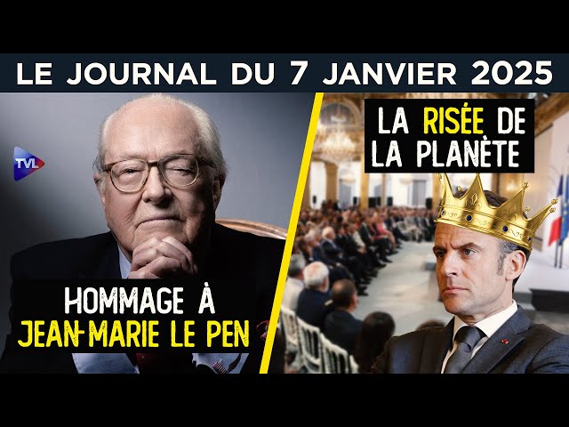 ⁣Macron, le bouffon mondialiste - JT du mardi 7 janvier 2025