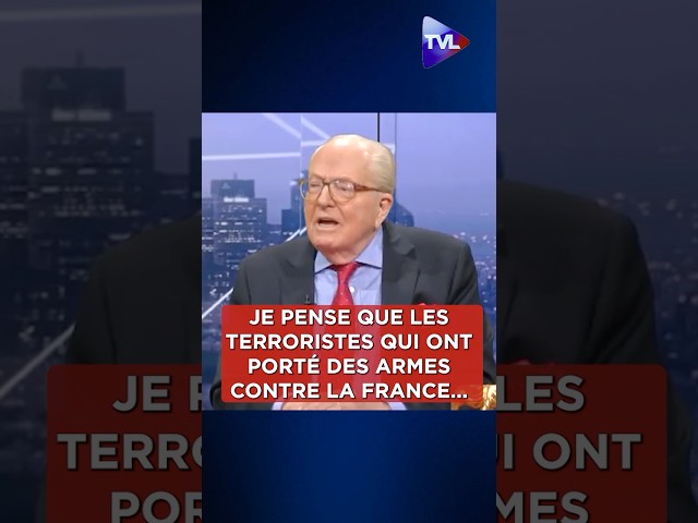 ⁣Ce que Jean-Marie Le Pen pense des terroristes qui portent les armes contre la France