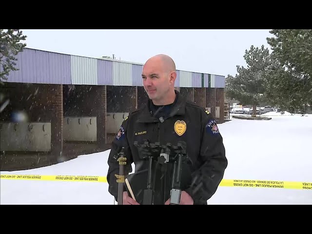 ⁣Aurora police officials provide an update on a deadly shooting and home invasion