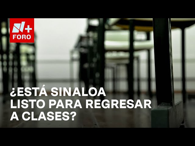 ⁣Gobierno de Sinaloa afirma que hay condiciones para que haya clases presenciales - A las 3