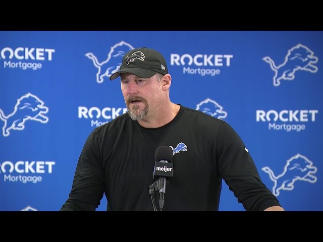 ⁣Lions Coach Campbell talks playoff bye, injury updates