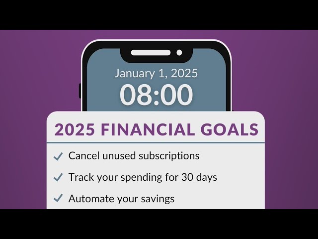 ⁣Tips on how to reach your financial goals in the new year