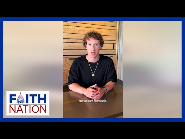 ⁣Zuckerberg Push for Free Speech | Faith Nation - January 7, 2025