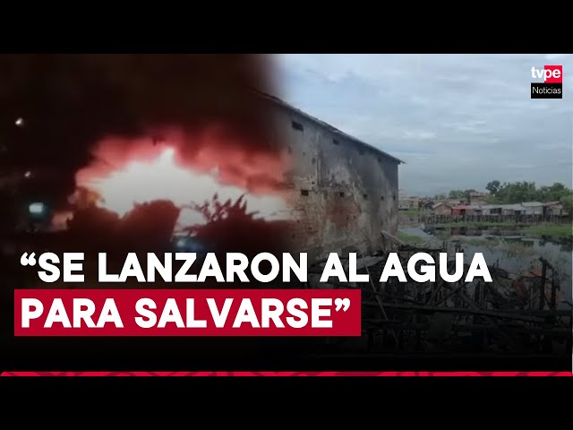 ⁣Pucallpa: 5 familias lo pierden todo en incendio