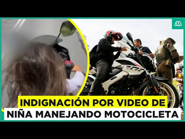 ⁣Indignación por video de menor de edad conduciendo una moto a 80 km/h