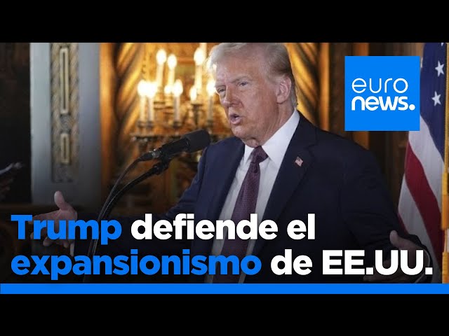 ⁣Trump no descarta la fuerza militar para intentar tomar el control del Canal de Panamá y Groenlandia