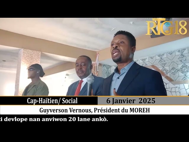 ⁣Responsab Mouvman pou Refòme Ayiti prezante "Plan 218" kap ede peyi Dayiti devlope nan 20 