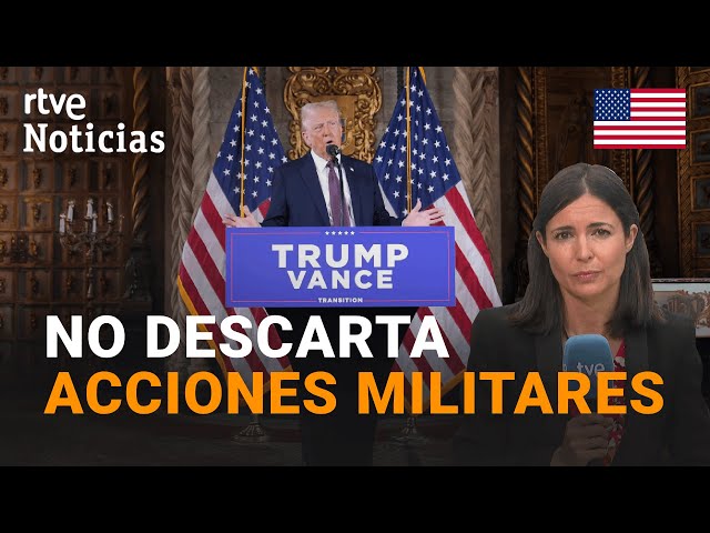 ⁣TRUMP NO DESCARTA realizar acciones MILITARES o ECONÓMICAS en GROENLANDIA y PANAMÁ | RTVE