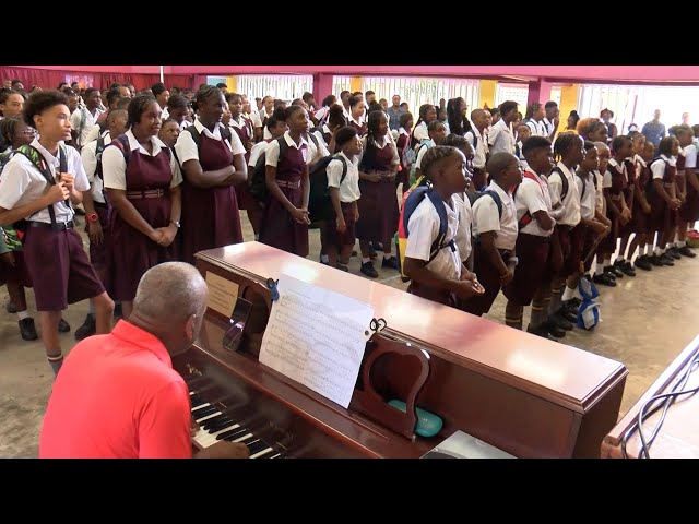 ⁣Grantley Adams School resumes in person classes