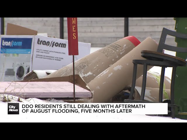 ⁣DDO residents are still struggling with aftermath of August flooding