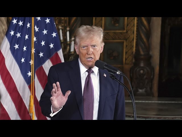 ⁣'All hell will break out': Donald Trump warns Hamas to return hostages