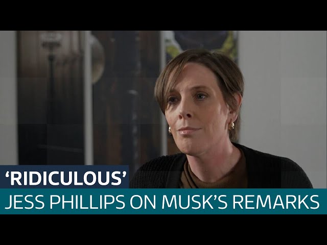 ⁣Jess Phillips: Musk's criticism of me is 'ridiculous' but it is turning my world 