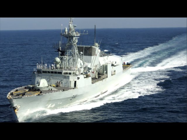 ⁣HMCS Ottawa has close encounter with a Chinese navy ship