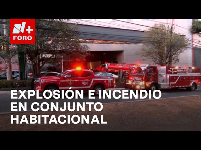 ⁣Explosión e Incendio en Conjunto Habitacional Carretera México-Toluca