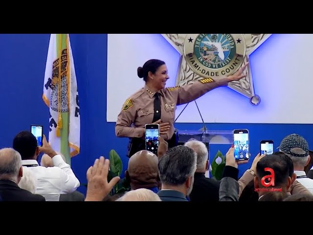 ⁣Nueva sheriff del condado Miami-Dade asume el cargo tras juramentación