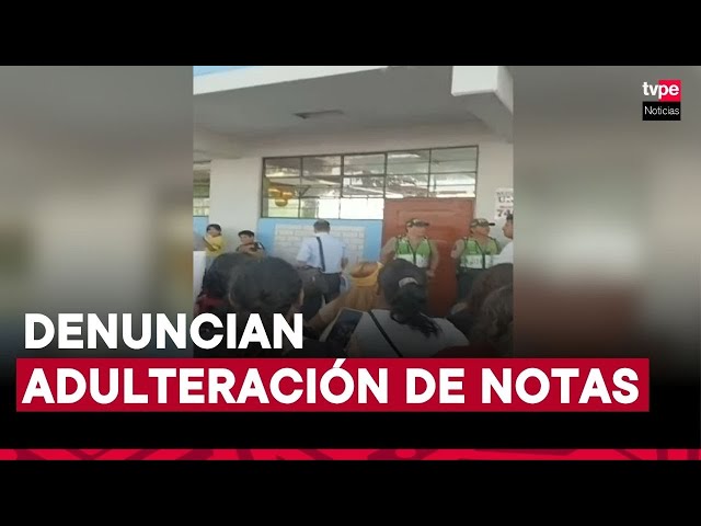 ⁣Denuncian adulteración de calificaciones en colegio de Villa María del Triunfo