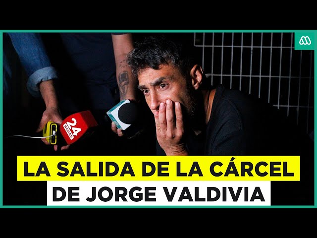 ⁣Así fue la salida de la cárcel de Jorge Valdivia