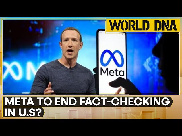 ⁣Meta To End Fact-Checking Program In The US: Mark Zuckerberg | World DNA LIVE | WION LIVE