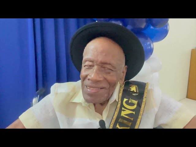 ⁣Saint Lucia Celebrates Centenarian Nathaniel “Gato” Hippolyte